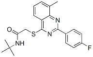 606131-48-0,Acetamide, N-(1,1-dimethylethyl)-2-[[2-(4-fluorophenyl)-8-methyl-4-quinazolinyl]thio]- (9CI)