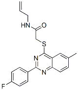 606131-55-9,Acetamide, 2-[[2-(4-fluorophenyl)-6-methyl-4-quinazolinyl]thio]-N-2-propenyl- (9CI)