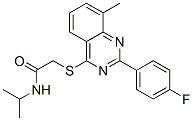 606131-75-3,Acetamide, 2-[[2-(4-fluorophenyl)-8-methyl-4-quinazolinyl]thio]-N-(1-methylethyl)- (9CI)