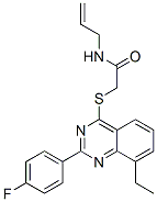 606131-79-7,Acetamide, 2-[[8-ethyl-2-(4-fluorophenyl)-4-quinazolinyl]thio]-N-2-propenyl- (9CI)