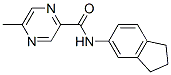 606132-20-1,Pyrazinecarboxamide, N-(2,3-dihydro-1H-inden-5-yl)-5-methyl- (9CI)