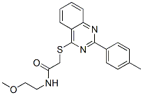 606132-29-0,Acetamide, N-(2-methoxyethyl)-2-[[2-(4-methylphenyl)-4-quinazolinyl]thio]- (9CI)