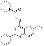 606132-48-3,Piperidine, 1-[[(6-ethyl-2-phenyl-4-quinazolinyl)thio]acetyl]- (9CI)