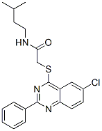 606132-52-9,Acetamide, 2-[(6-chloro-2-phenyl-4-quinazolinyl)thio]-N-(3-methylbutyl)- (9CI)