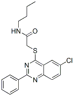 606132-53-0,Acetamide, N-butyl-2-[(6-chloro-2-phenyl-4-quinazolinyl)thio]- (9CI)