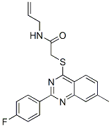 606132-66-5,Acetamide, 2-[[2-(4-fluorophenyl)-7-methyl-4-quinazolinyl]thio]-N-2-propenyl- (9CI)