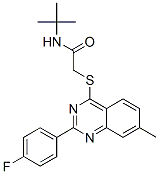 606132-75-6,Acetamide, N-(1,1-dimethylethyl)-2-[[2-(4-fluorophenyl)-7-methyl-4-quinazolinyl]thio]- (9CI)