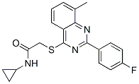 606132-87-0,Acetamide, N-cyclopropyl-2-[[2-(4-fluorophenyl)-8-methyl-4-quinazolinyl]thio]- (9CI)