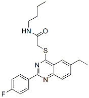 606132-97-2,Acetamide, N-butyl-2-[[6-ethyl-2-(4-fluorophenyl)-4-quinazolinyl]thio]- (9CI)