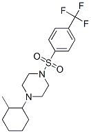 606133-31-7,Piperazine, 1-(2-methylcyclohexyl)-4-[[4-(trifluoromethyl)phenyl]sulfonyl]- (9CI)