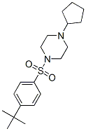606133-93-1,Piperazine, 1-cyclopentyl-4-[[4-(1,1-dimethylethyl)phenyl]sulfonyl]- (9CI)