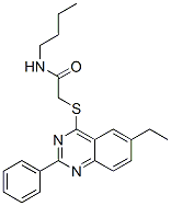 606134-53-6,Acetamide, N-butyl-2-[(6-ethyl-2-phenyl-4-quinazolinyl)thio]- (9CI)