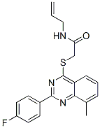 606134-55-8,Acetamide, 2-[[2-(4-fluorophenyl)-8-methyl-4-quinazolinyl]thio]-N-2-propenyl- (9CI)