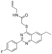 606134-61-6,Acetamide, 2-[[6-ethyl-2-(4-fluorophenyl)-4-quinazolinyl]thio]-N-2-propenyl- (9CI)