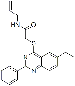 606134-65-0,Acetamide, 2-[(6-ethyl-2-phenyl-4-quinazolinyl)thio]-N-2-propenyl- (9CI)
