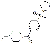 606135-77-7,Piperazine, 1-ethyl-4-[4-(1-pyrrolidinylsulfonyl)benzoyl]- (9CI)