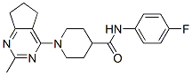 606135-91-5,4-Piperidinecarboxamide, 1-(6,7-dihydro-2-methyl-5H-cyclopentapyrimidin-4-yl)-N-(4-fluorophenyl)- (9CI)