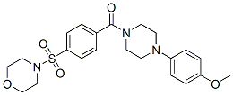 606136-29-2,Piperazine, 1-(4-methoxyphenyl)-4-[4-(4-morpholinylsulfonyl)benzoyl]- (9CI)