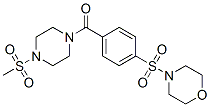606136-31-6,Piperazine, 1-(methylsulfonyl)-4-[4-(4-morpholinylsulfonyl)benzoyl]- (9CI)