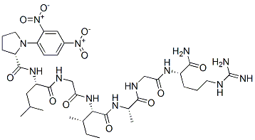 60643-92-7,1-(2,4-dinitrophenyl)-L-prolyl-L-leucylglycyl-L-isoleucyl-L-alanylglycyl-L-argininamide