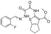 606484-57-5,4H-Cyclopenta[b]thiophene-3-carboxylicacid,2-[[[[(2-fluorophenyl)methylene]hydrazino]oxoacetyl]amino]-5,6-dihydro-,methylester(9CI)