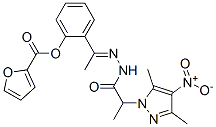 606485-48-7,1H-Pyrazole-1-aceticacid,alpha,3,5-trimethyl-4-nitro-,[1-[2-[(2-furanylcarbonyl)oxy]phenyl]ethylidene]hydrazide(9CI)