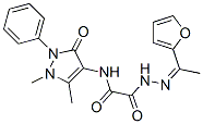 606487-40-5,Acetic acid, [(2,3-dihydro-1,5-dimethyl-3-oxo-2-phenyl-1H-pyrazol-4-yl)amino]oxo-, [1-(2-furanyl)ethylidene]hydrazide (9CI)