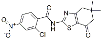 606922-59-2,Benzamide, 2-chloro-4-nitro-N-(4,5,6,7-tetrahydro-5,5-dimethyl-7-oxo-2-benzothiazolyl)- (9CI)