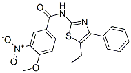 606922-90-1,Benzamide, N-(5-ethyl-4-phenyl-2-thiazolyl)-4-methoxy-3-nitro- (9CI)