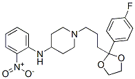60703-66-4,1-[3-[2-(4-fluorophenyl)-1,3-dioxolan-2-yl]propyl]-N-(2-nitrophenyl)piperidin-4-amine