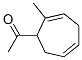 60711-83-3,Ethanone, 1-(2-methyl-2,5-cycloheptadien-1-yl)- (9CI)