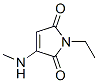 607692-32-0,1H-Pyrrole-2,5-dione, 1-ethyl-3-(methylamino)- (9CI)