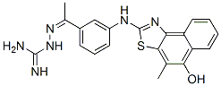 608126-75-6,Hydrazinecarboximidamide,  2-[1-[3-[(5-hydroxy-4-methylnaphtho[1,2-d]thiazol-2-yl)amino]phenyl]ethylidene]-