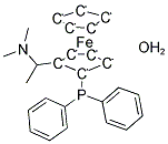 60816-98-0,(+/-)-N,N-DIMETHYL-1-(2-DIPHENYLPHOSPHINO)FERROCENYLETHYLAMINE MONOHYDRATE