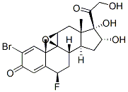 60864-70-2,2-bromo-9beta,11beta-epoxy-6beta-fluoro-16alpha,17,21-trihydroxypregna-1,4-diene-3,20-dione