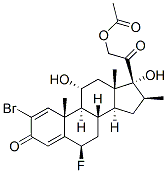 60864-74-6,2-bromo-6beta-fluoro-11alpha,17,21-trihydroxy-16beta-methylpregna-1,4-diene-3,20-dione 21-acetate