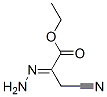 609338-38-7,Propanoic acid, 3-cyano-2-hydrazono-, ethyl ester, (2E)- (9CI)