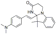 60946-69-2,10a-[2-[4-(dimethylamino)phenyl]vinyl]-3,4,10,10a-tetrahydro-10,10-dimethylpyrimido[1,2-a]indol-2(1H)-one