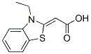610316-03-5,Acetic acid, (3-ethyl-2(3H)-benzothiazolylidene)-, (2Z)- (9CI)