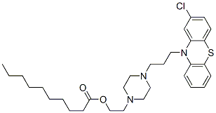 61120-81-8,2-[4-[3-(2-chloro-10H-phenothiazin-10-yl)propyl]-1-piperazinyl]ethyl decanoate