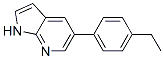 611205-41-5,1H-Pyrrolo[2,3-b]pyridine,5-(4-ethylphenyl)-(9CI)