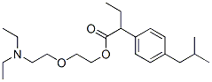 61147-38-4,2-[2-(diethylamino)ethoxy]ethyl 2-(4-isobutylphenyl)butyrate