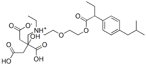 61147-39-5,diethyl[2-[2-[2-(4-isobutylphenyl)butyroyloxy]ethoxy]ethyl]ammonium dihydrogen citrate