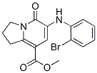 612065-15-3,METHYL 6-(2-BROMOPHENYLAMINO)-5-OXO-1,2,3,5-TETRAHYDROINDOLIZINE-8-CARBOXYLATE
