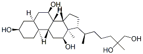 6127-75-9,(3R,5S,7R,8S,9S,10S,12S,13R,14S,17R)-17-[(2R)-6,7-dihydroxy-6-methyl-heptan-2-yl]-10,13-dimethyl-2,3,4,5,6,7,8,9,11,12,14,15,16,17-tetradecahydro-1H-cyclopenta[a]phenanthrene-3,7,12-triol
