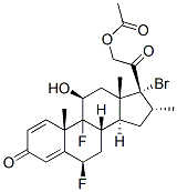 61339-38-6,17-bromo-6beta,9-difluoro-11beta,21-dihydroxy-16alpha-methylpregna-1,4-diene-3,20-dione 21-acetate