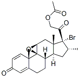 61339-41-1,17-bromo-9beta,11beta-epoxy-21-hydroxy-16alpha-methylpregna-1,4-diene-3,20-dione 21-acetate
