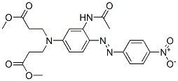 61355-92-8,methyl N-[3-(acetylamino)-4-[(4-nitrophenyl)azo]phenyl]-N-(3-methoxy-3-oxopropyl)-beta-alaninate
