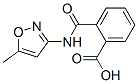 613656-77-2,Benzoic acid, 2-[[(5-methyl-3-isoxazolyl)amino]carbonyl]- (9CI)