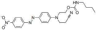 61556-47-6,2-[(2-cyanoethyl)[4-[(4-nitrophenyl)azo]phenyl]amino]ethyl butylcarbamate